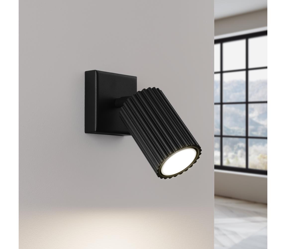 Brilagi Nástenné bodové svietidlo CRESTO 1xGU10/10W/230V čierna BR.1578