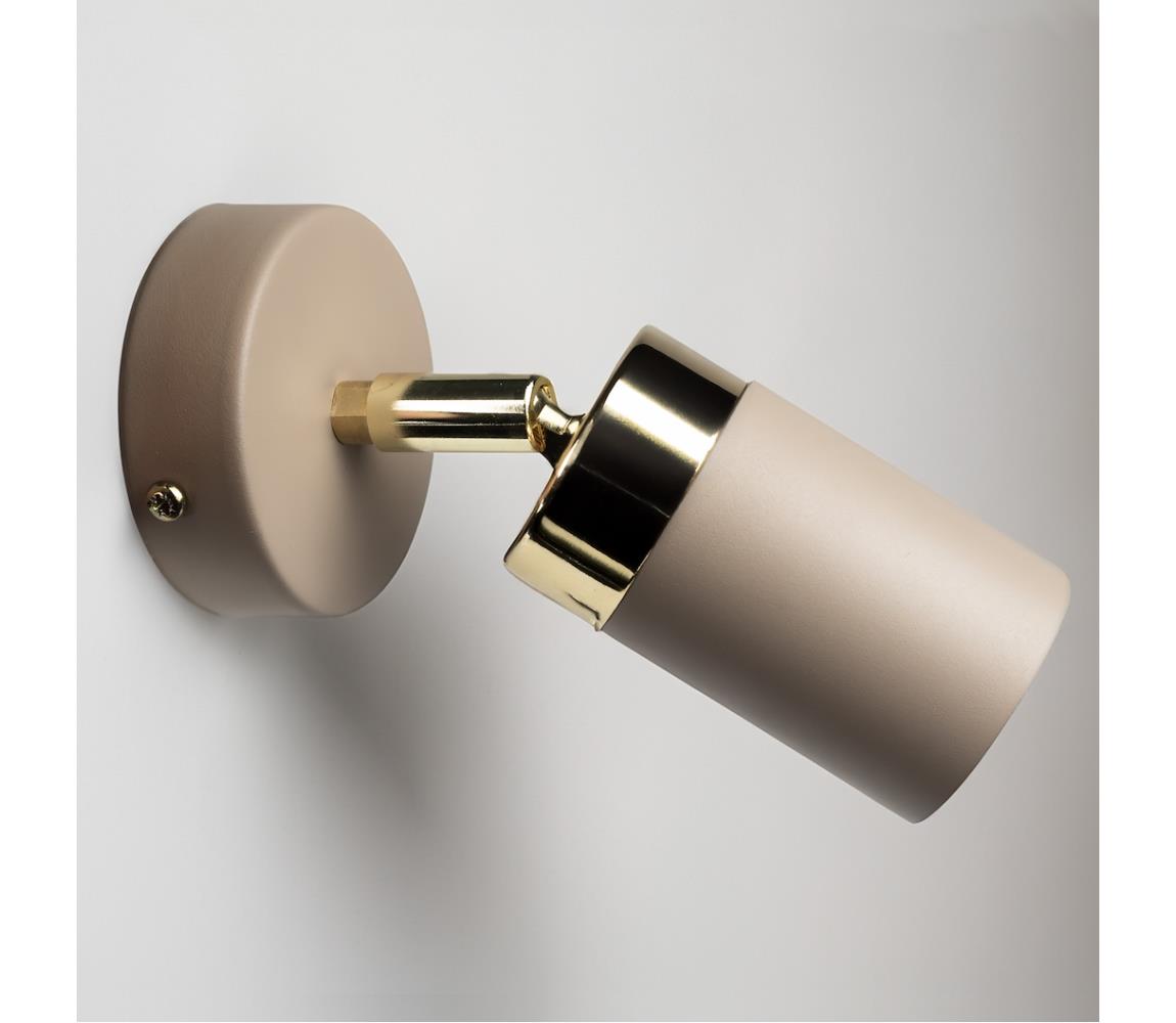 Brilagi Nástenné bodové svietidlo POKER 1xGU10/25W/230V béžová