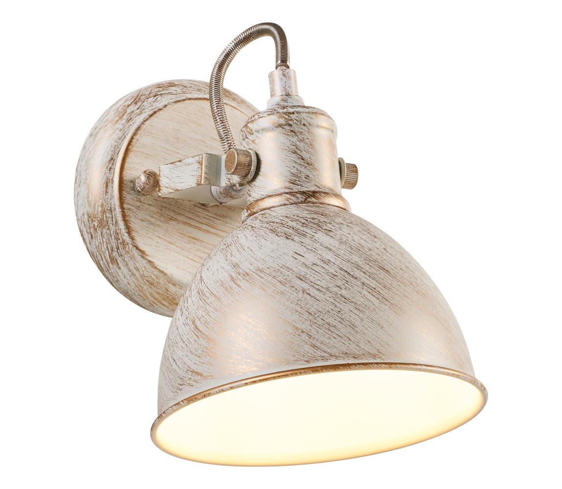 Brilagi Nástenné bodové svietidlo TECHNO 1xE27/60W/230V krémová/patina BG71334