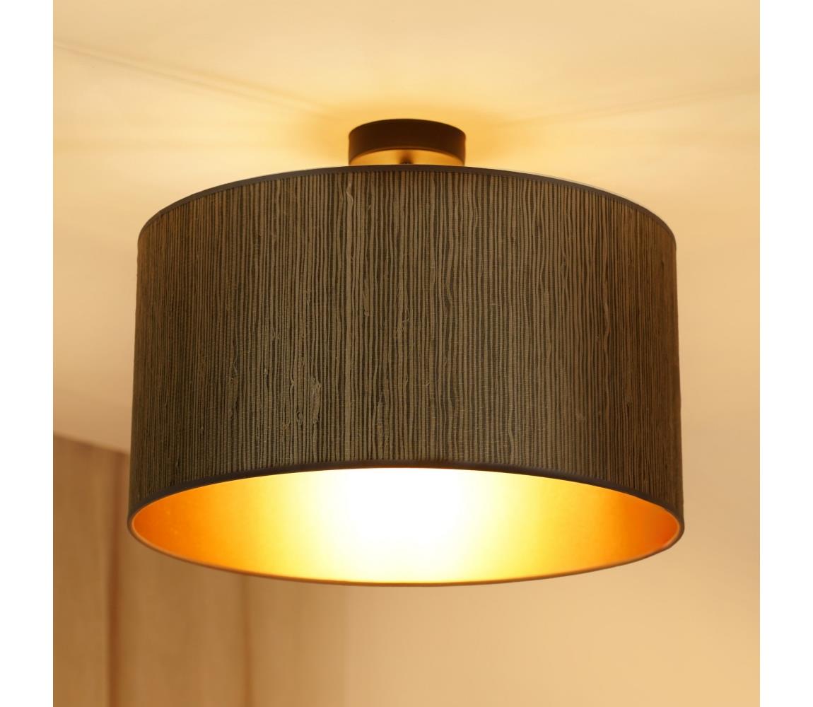 Brilagi Prisadený luster BOSTON ROLLER 1xE27/15W/230V pr. 45 cm hnedá/zlatá 609111