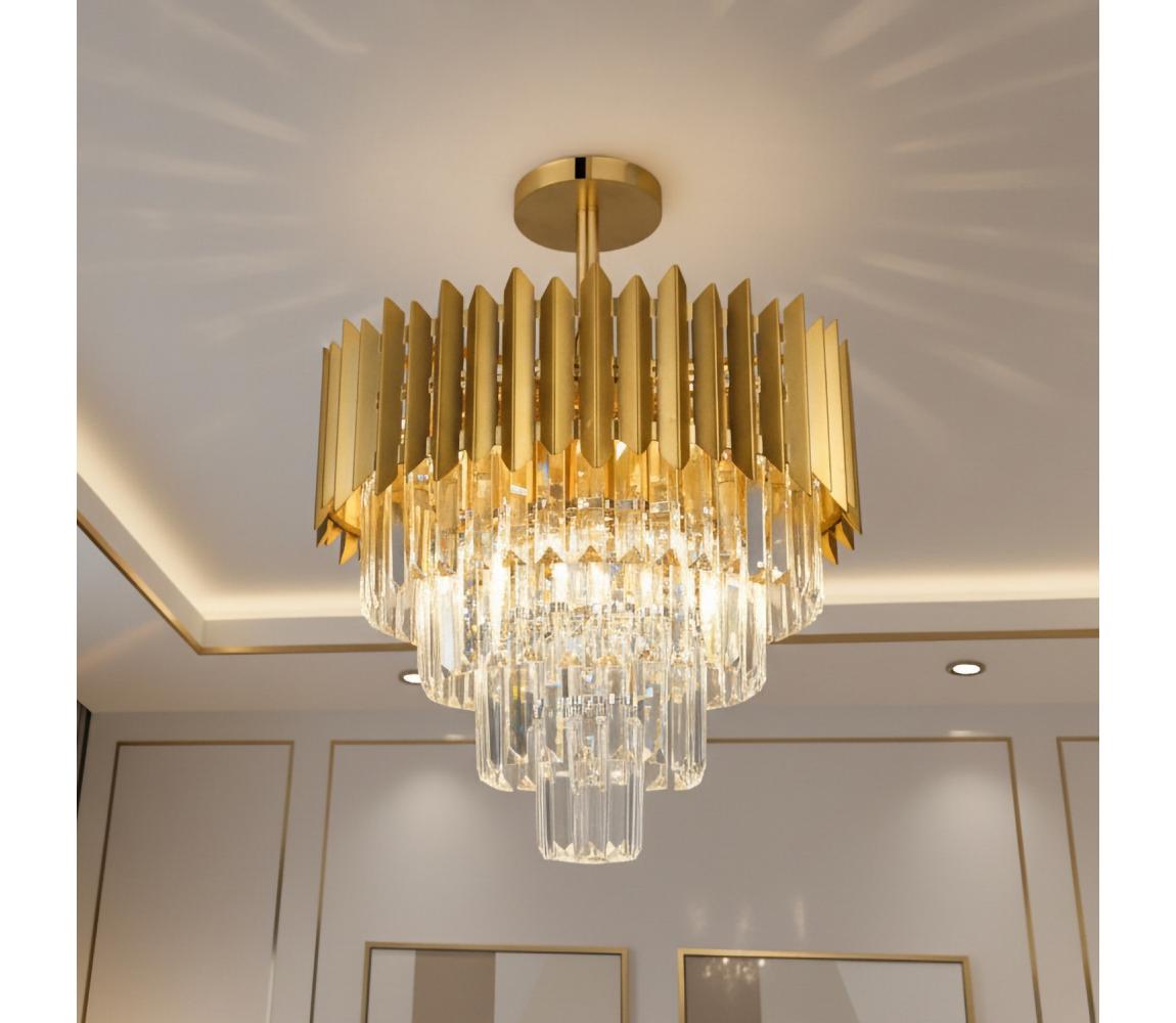 Brilagi Prisadený luster CRISTAL 5xE14/40W/230V pr. 43 cm BG72419