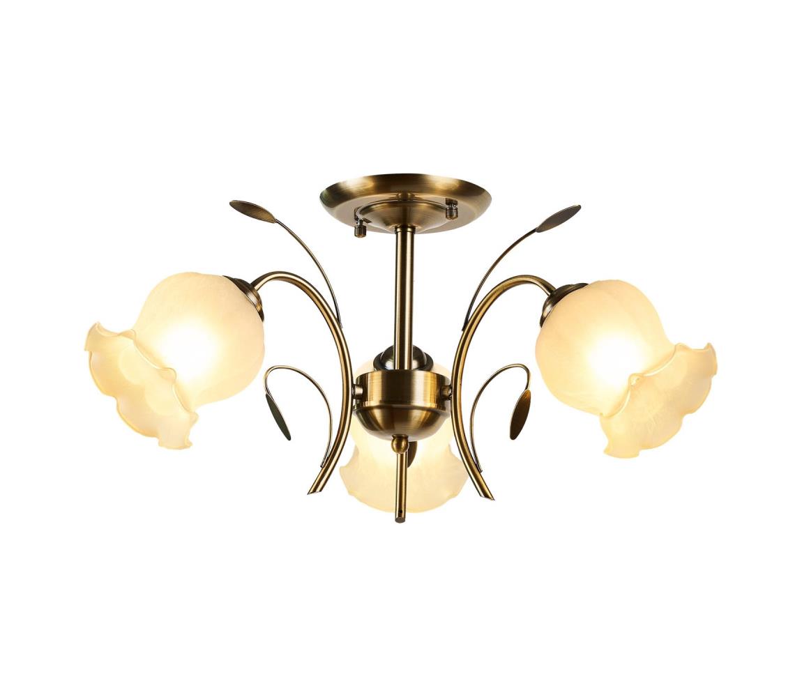 Brilagi Prisadený luster FLORA 3xE27/60W/230V bronzová BG71337