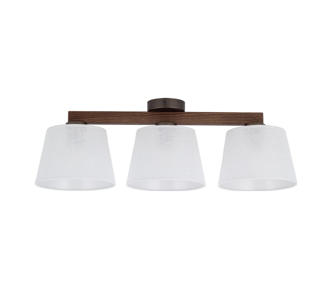 Brilagi Prisadený luster LATTE 3xE27/60W/230V borovica/biela 11563