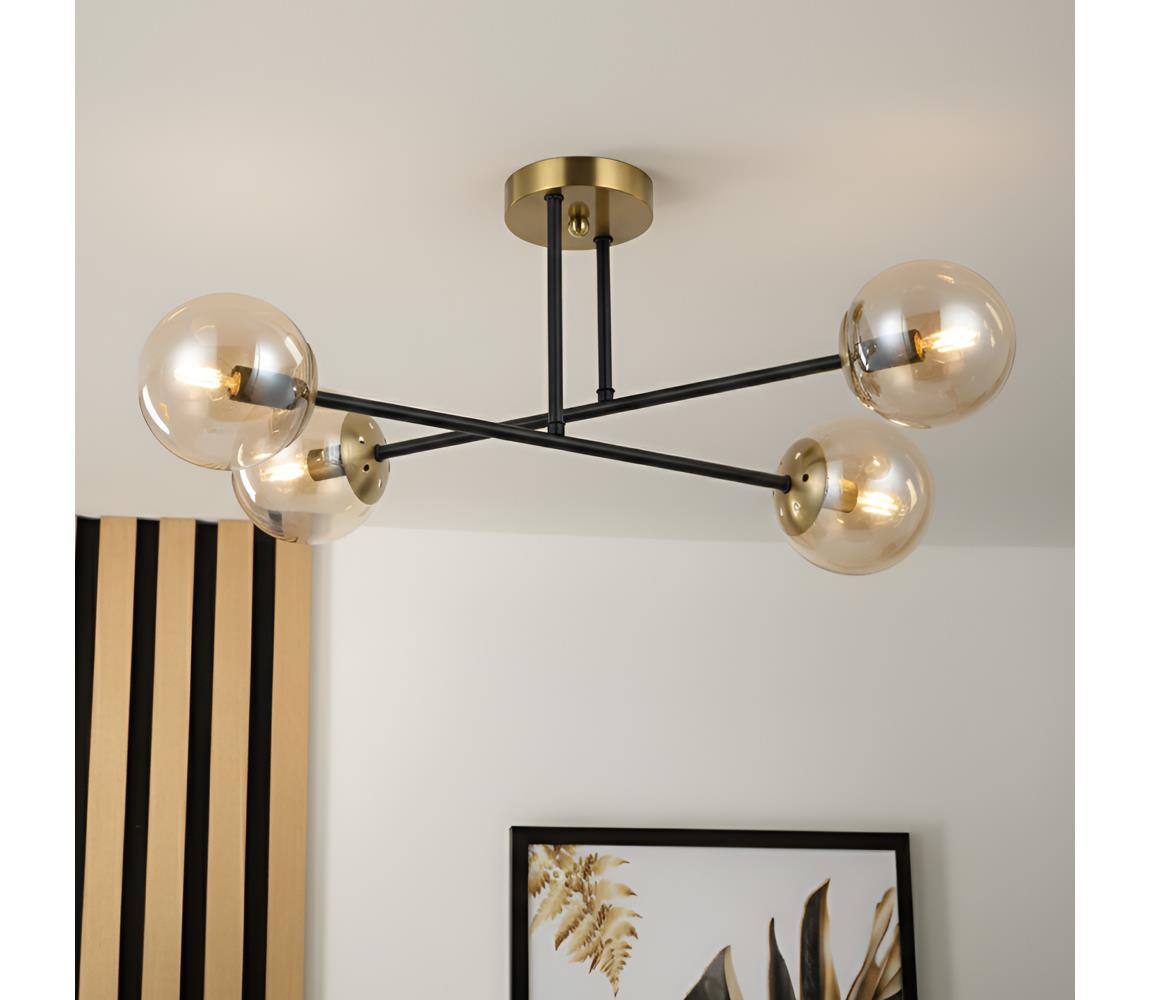 Brilagi Prisadený luster MALIVA 4xE14/15W/230V zlatý LM-4.220/ZŁOTY