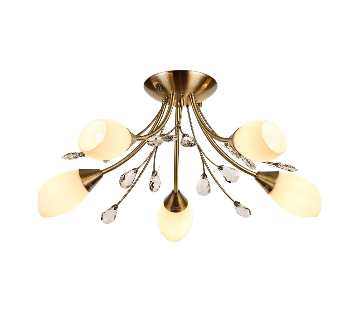 Brilagi Prisadený luster MEGAPOLIS 5xE14/60W/230V mosadz BG71317