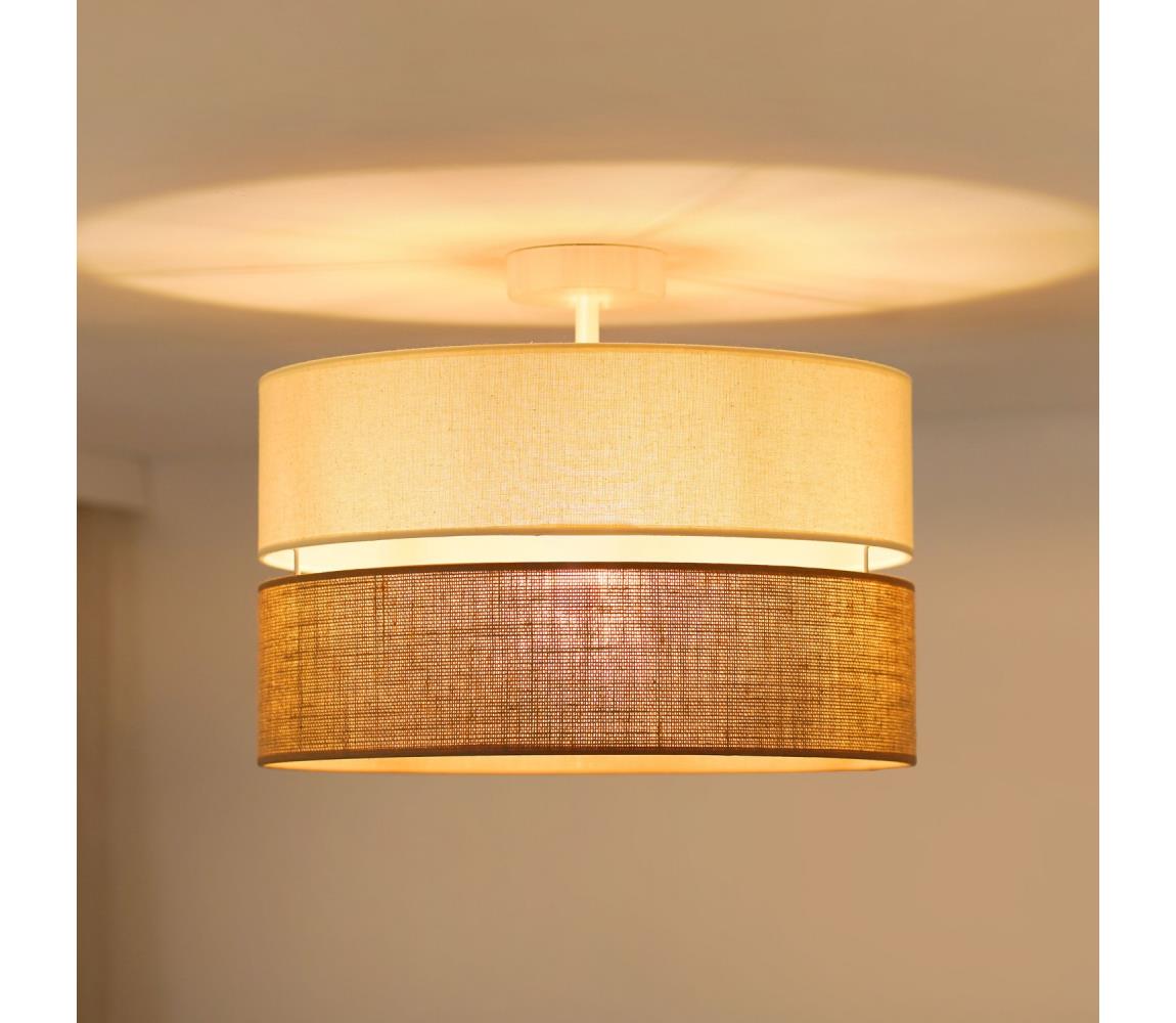 Brilagi Prisadený luster ROYAL YUTE 1xE27/15W/230V pr. 40 cm béžová/krémová 609593