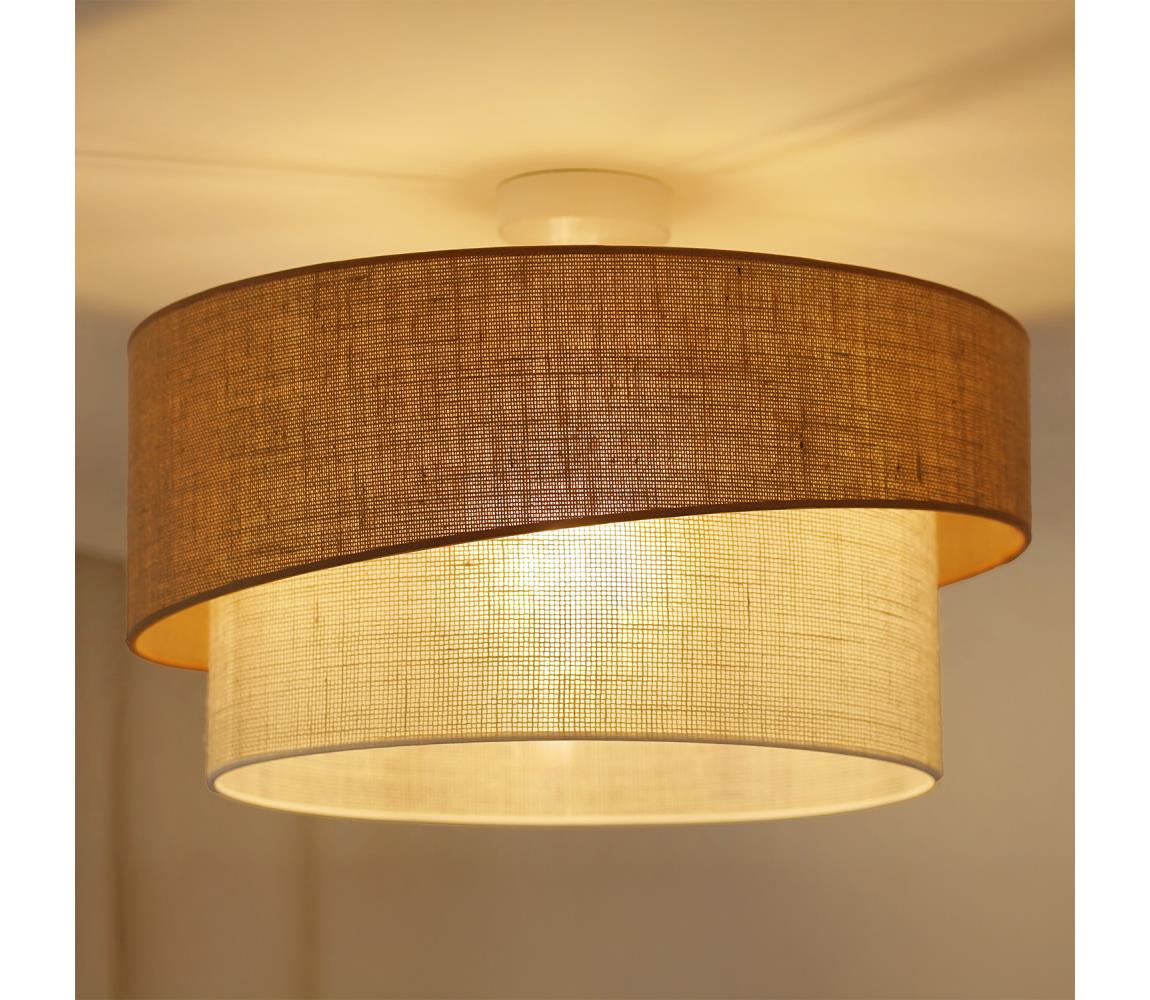 Brilagi Prisadený luster SHINE 1xE27/15W/230V pr. 50 cm béžová/krémová 609678