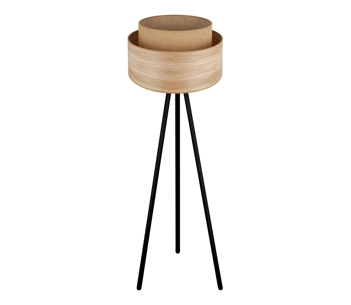 Brilagi Stojacia lampa MONTANA BOHO 1xE27/15W/230V hnedá/čierna