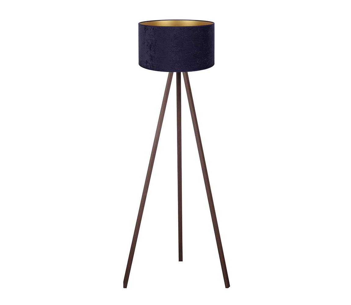 Brilagi Stojacia lampa VELVET 1xE27/60W/230V hnedá/modrá