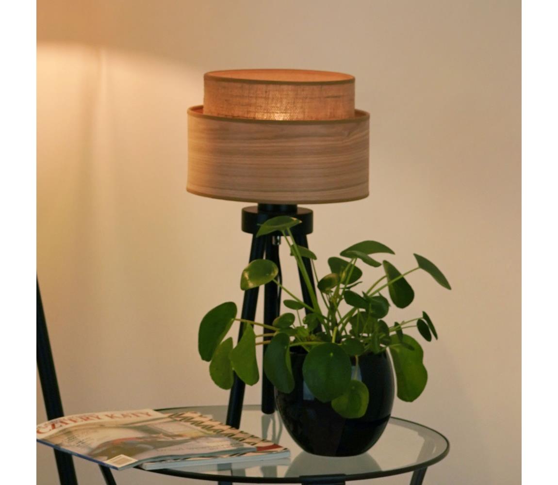 Brilagi Stolná lampa MONTANA BOHO 1xE27/15W/230V hnedá/čierna
