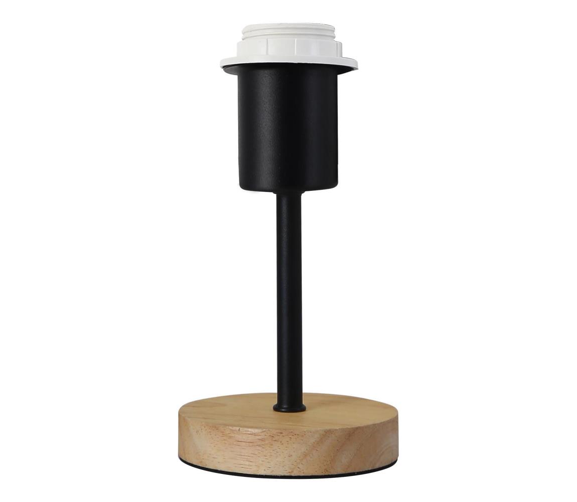 Brilagi Stolná lampa NUBILA WOOD 1xE27/25W/230V dub/čierna
