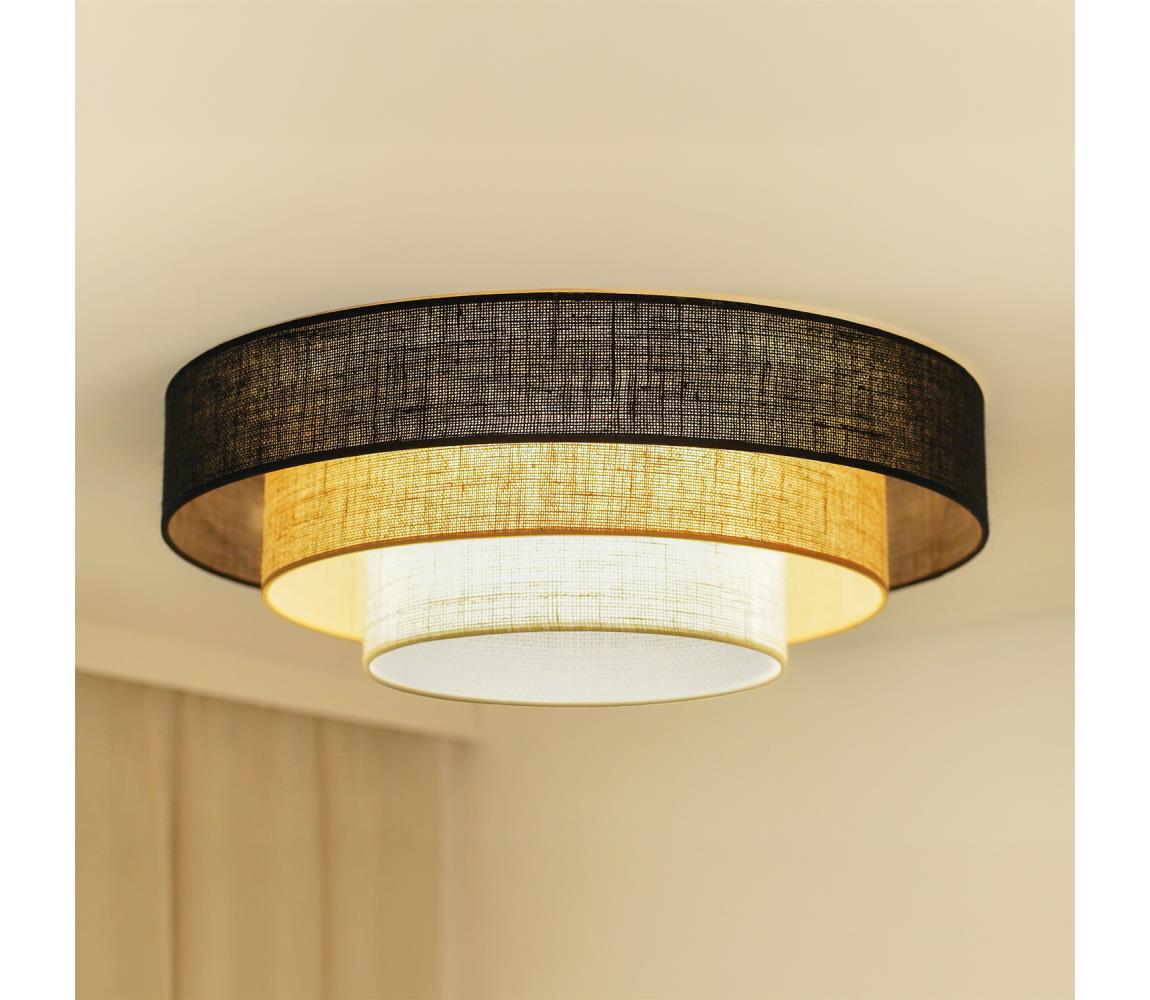 Brilagi Stropné svietidlo ASPEN LUNETA LED/12W/230V pr. 60 čierna/béžová/krémová