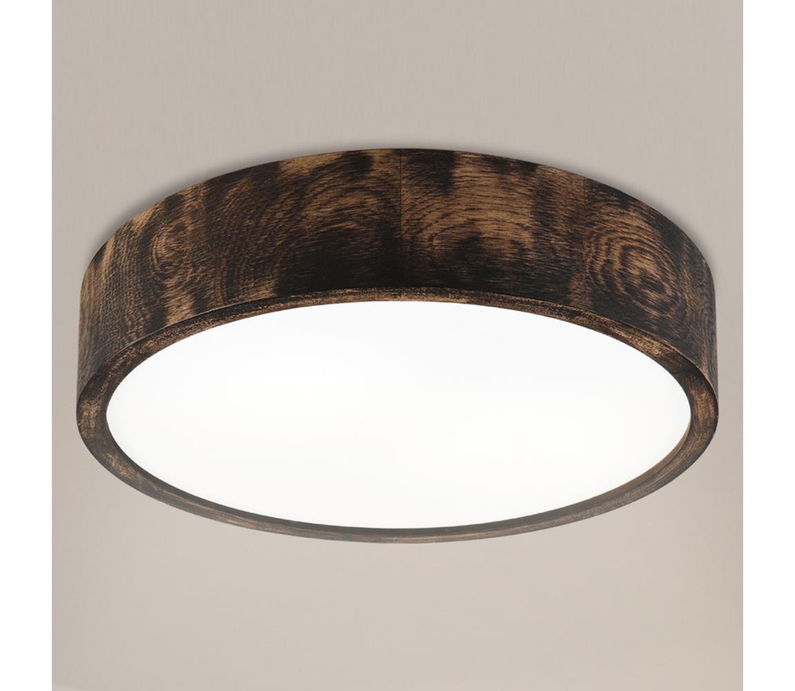 Brilagi Stropné svietidlo CARVALHO SMOKEY 2xE27/60W/230V dub pr. 37,5 cm LD-PD-6.2/SMOKY