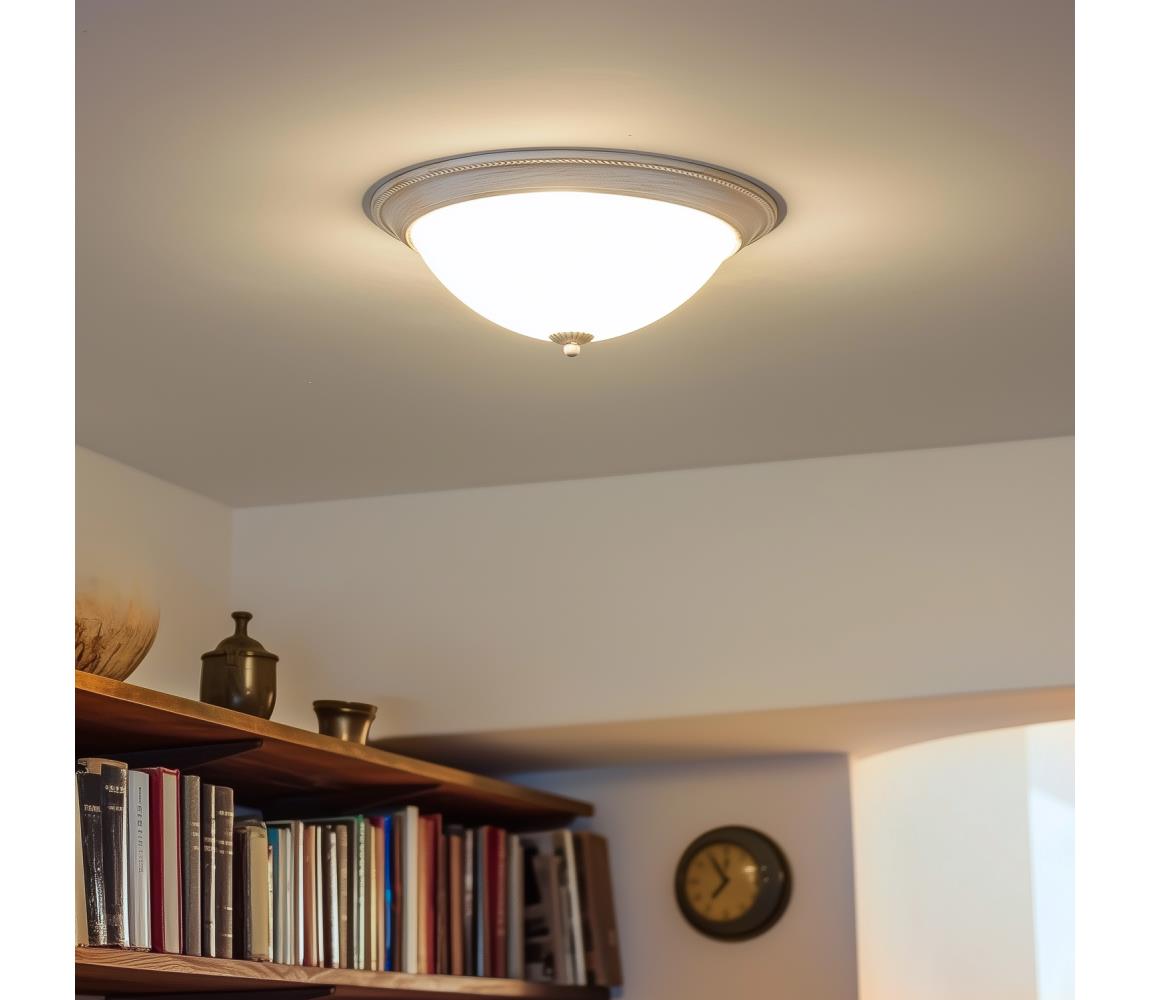 Brilagi Stropné svietidlo CLASSIC 3xE27/60W/230V krémová/patina BG71322