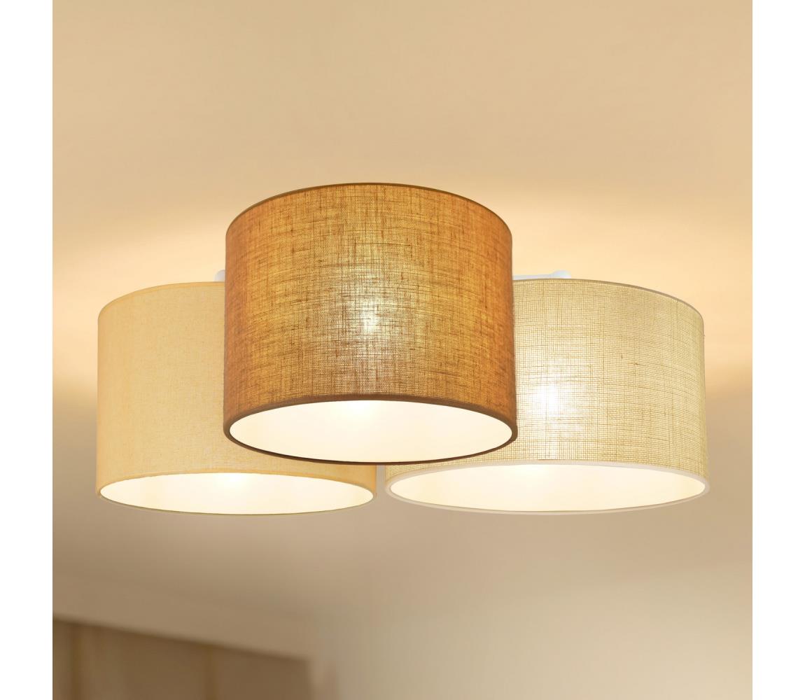 Brilagi Stropné svietidlo SPIDER 3xE27/15W/230V béžová/krémová