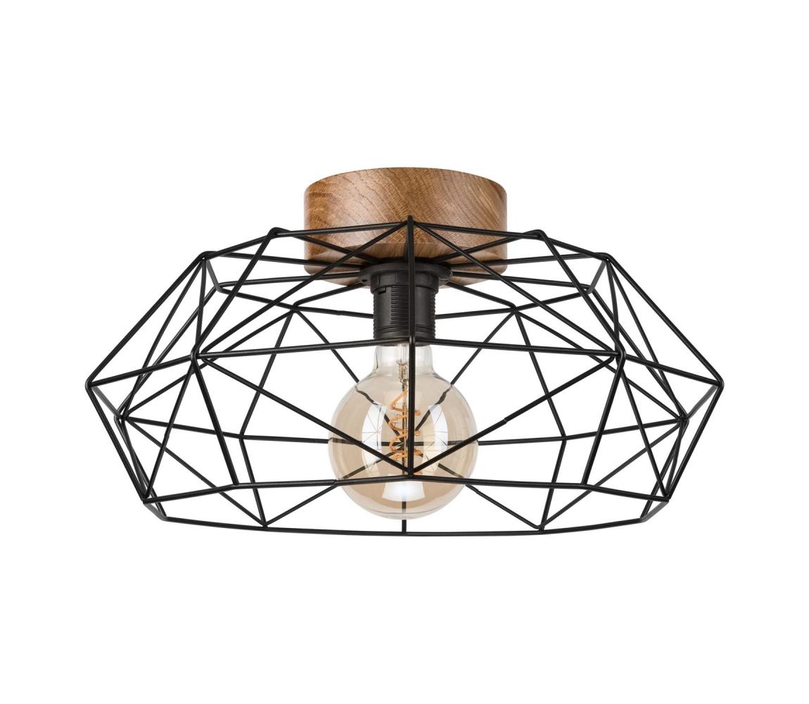 Brilagi Stropné svietidlo WOODY BASKET 1xE27/60W/230V dub orech