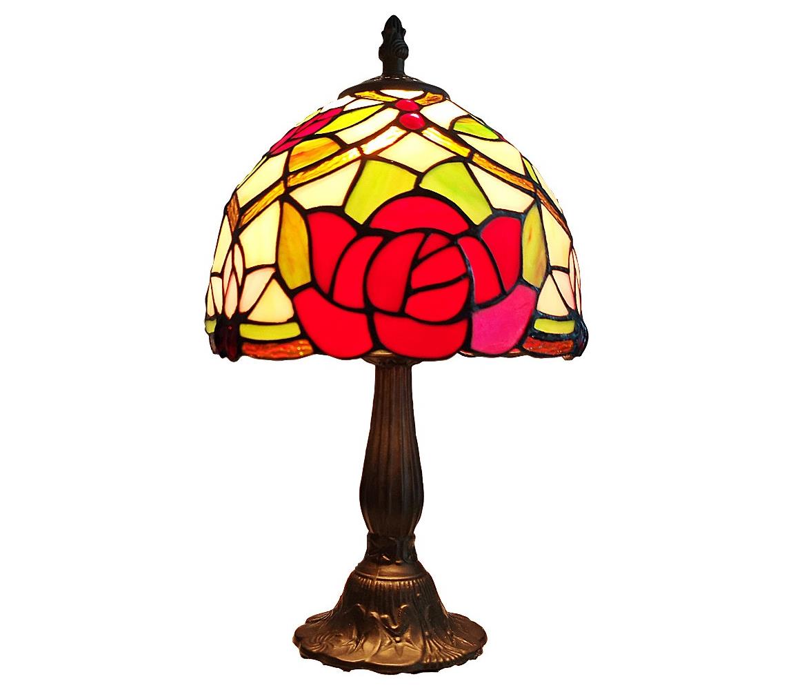 Brilagi Tiffany vitrážová stolná lampa GARLAN 1xE14/40W/230V 63012