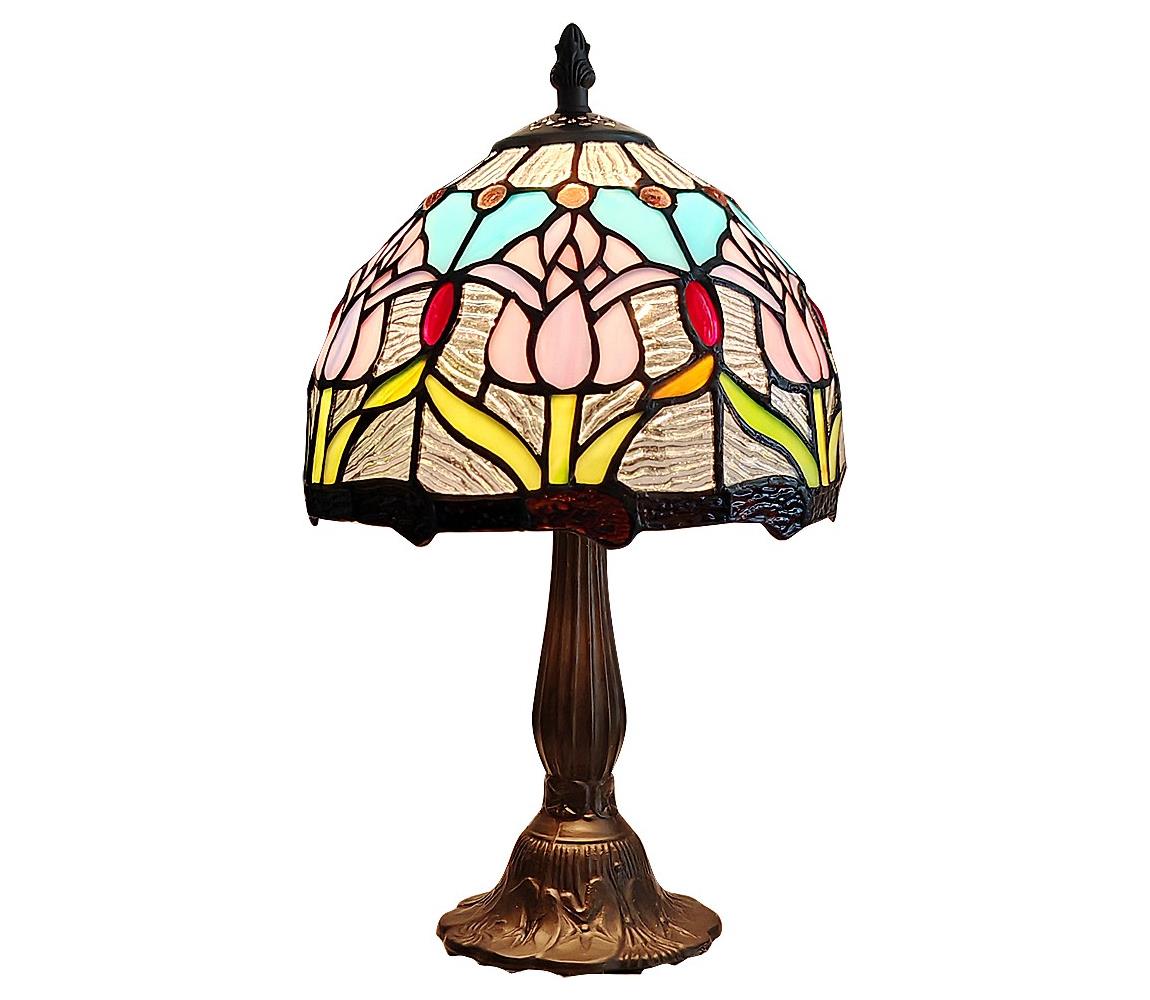 Brilagi Tiffany vitrážová stolná lampa LORAS 1xE14/40W/230V 63006