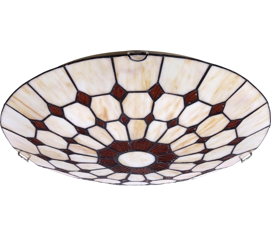 Brilagi Tiffany vitrážové stropné svietidlo DORAN 2xE27/60W/230V 63003