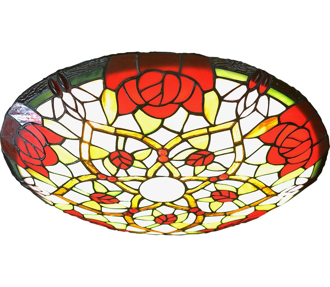 Brilagi Tiffany vitrážové stropné svietidlo GARLAN 2xE27/60W/230V 63015