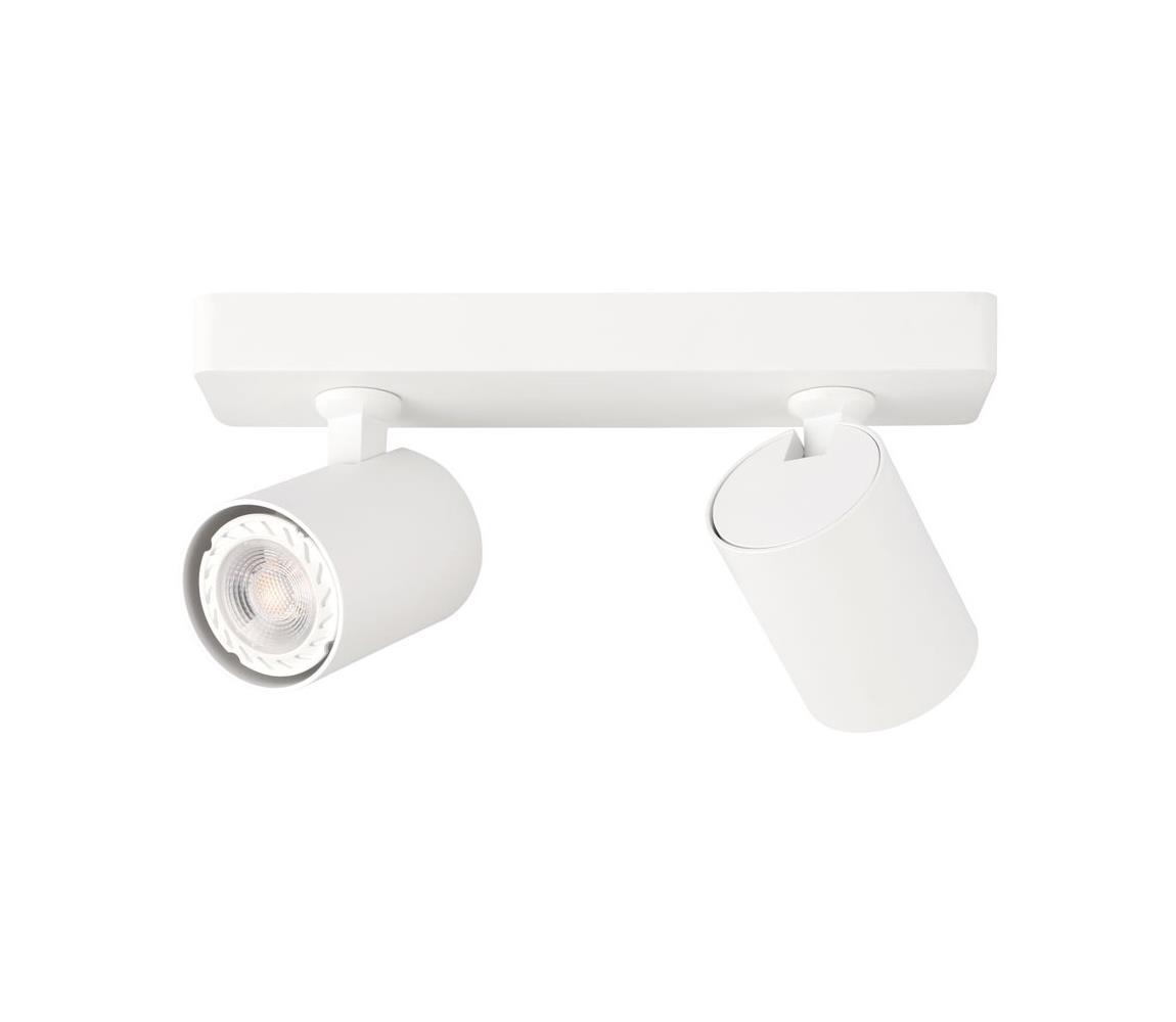 Donoci 2071-2-MB-WH - Bodové svietidlo LUMSI 2xGU10/35W/230V biela