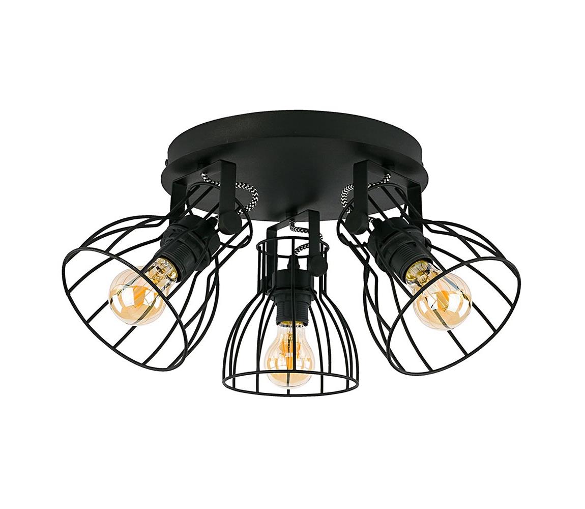 Donoci Bodové svietidlo ALANO BLACK 3xE27/60W/230V 2123