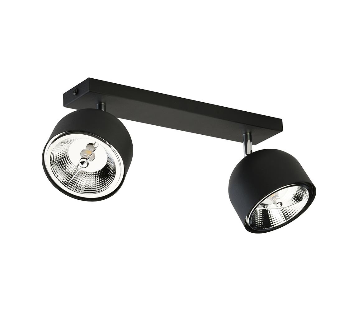 Donoci Bodové svietidlo ALTEA 2xAR111 GU10/50W/230V čierna
