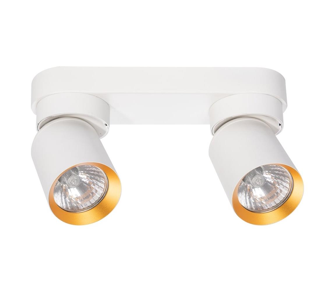 Donoci Bodové svietidlo ANDY 2xGU10/8W/230V biela/zlatá