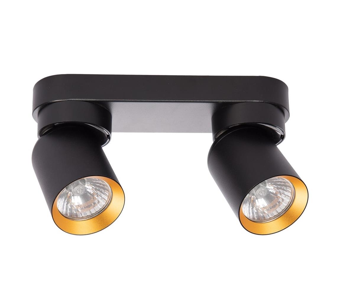 Donoci Bodové svietidlo ANDY 2xGU10/8W/230V čierna/zlatá