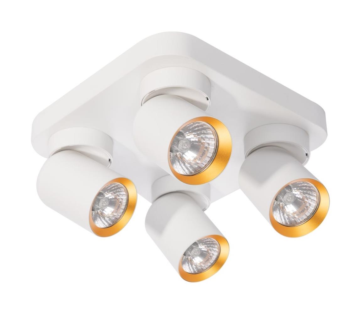 Donoci Bodové svietidlo ANDY 4xGU10/8W/230V biela/zlatá