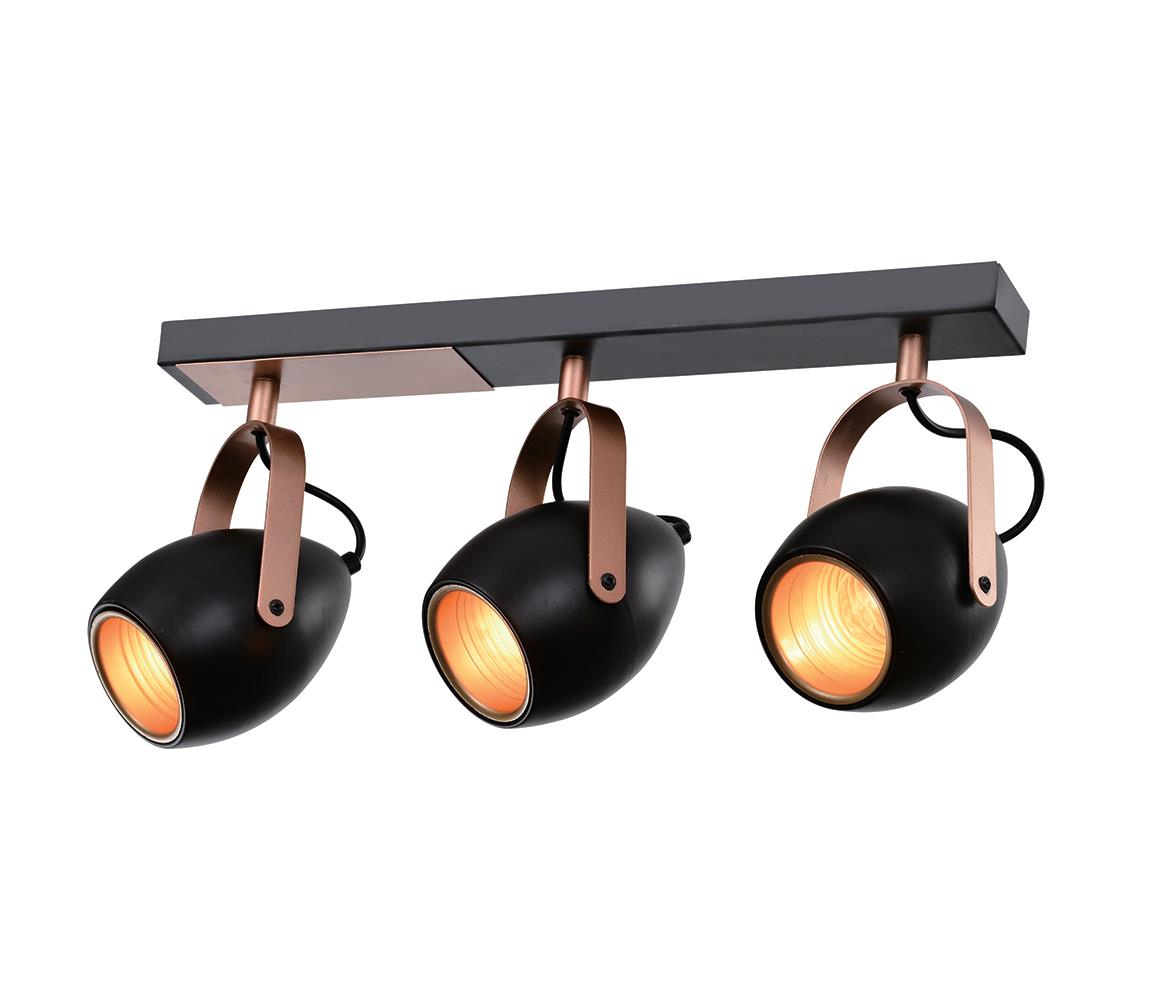 Donoci Bodové svietidlo ANICA 3xE14/40W/230V čierna/medená