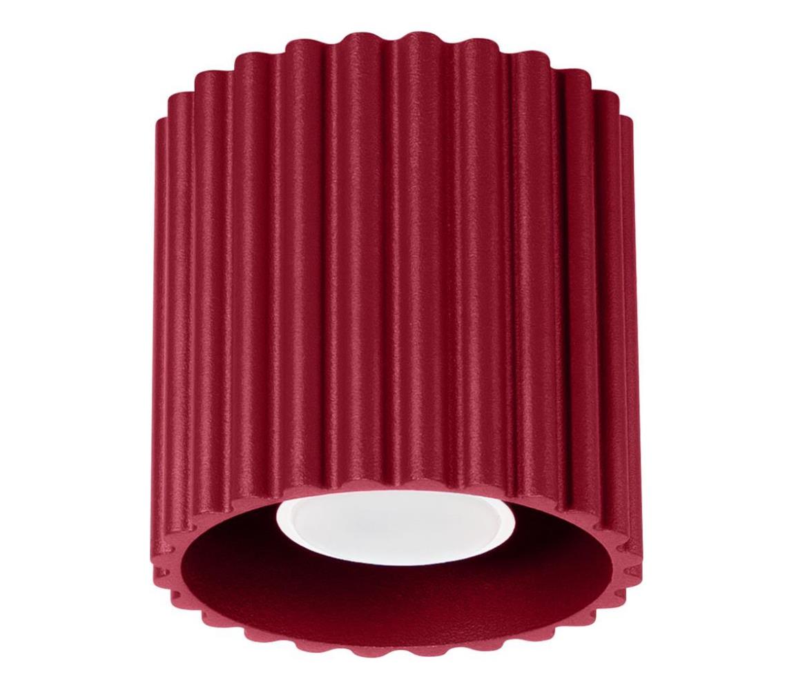 Donoci Bodové svietidlo AURA 1xGU10/10W/230V priemer 10 cm červené