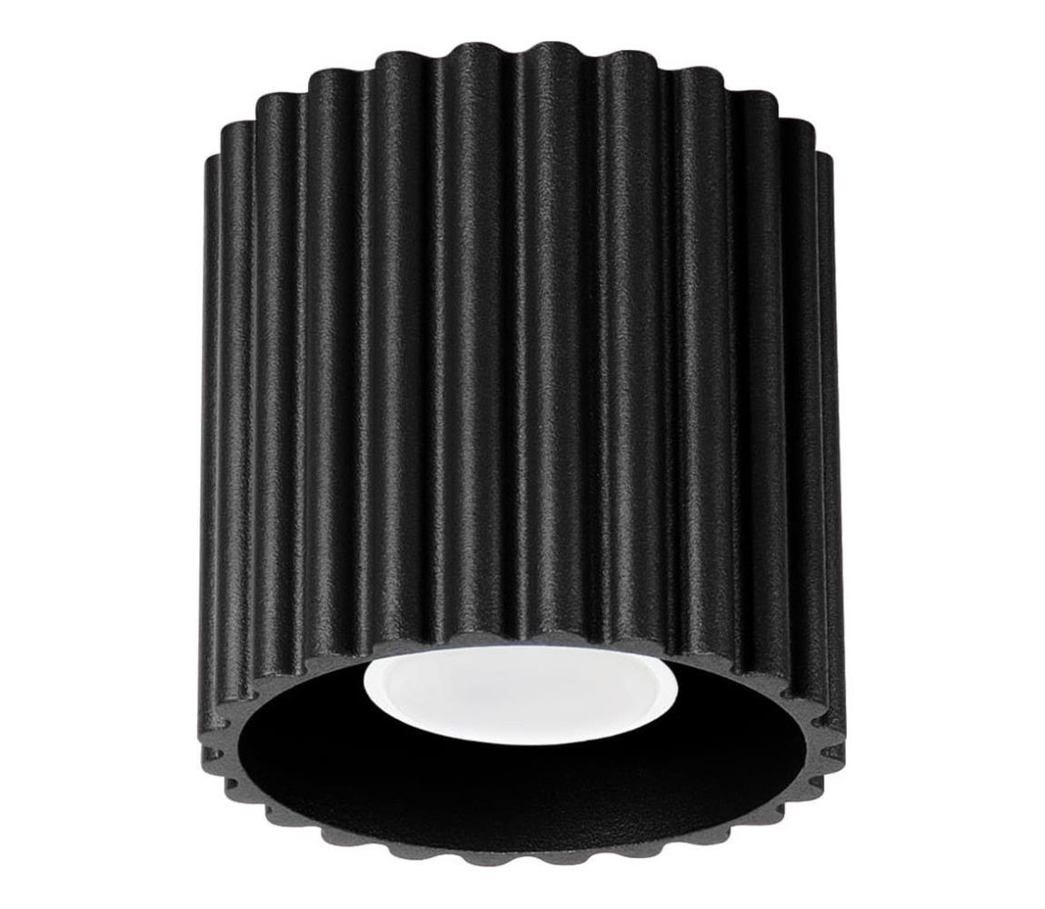 Donoci Bodové svietidlo AURA 1xGU10/10W/230V, priemer 10 cm, čierna