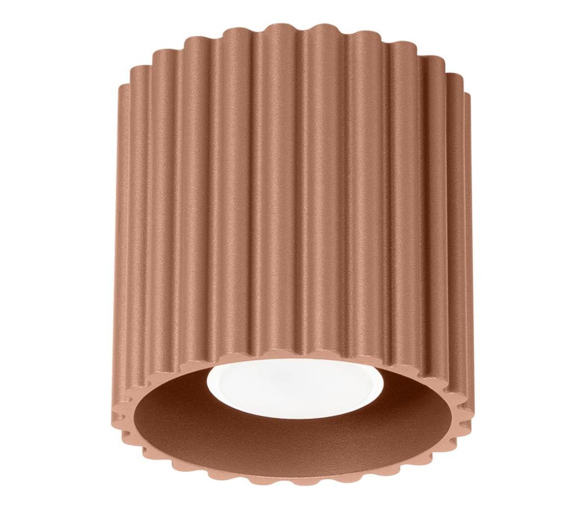 Donoci Bodové svietidlo AURA 1xGU10/10W/230V, priemer 10 cm, hnedé