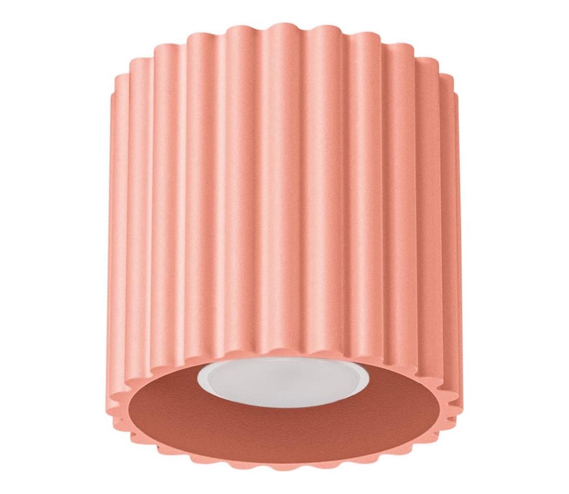 Donoci Bodové svietidlo AURA 1xGU10/10W/230V priemer 10 cm ružové