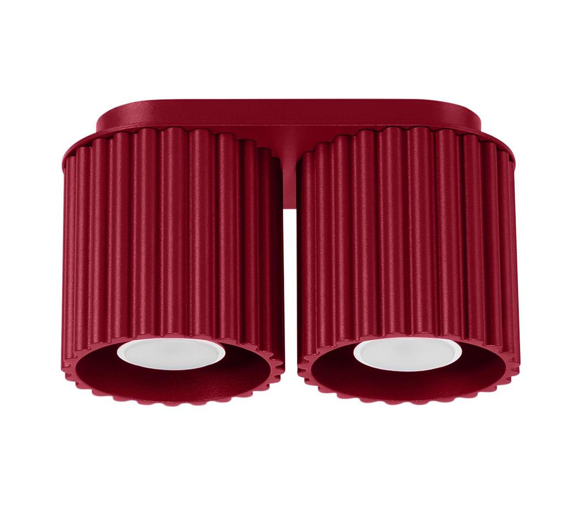Donoci Bodové svietidlo AURA 2xGU10/10W/230V červené