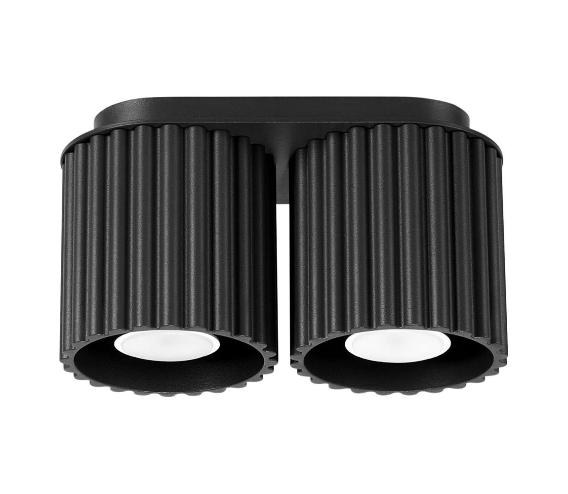 Donoci Bodové svietidlo AURA 2xGU10/10W/230V čierne