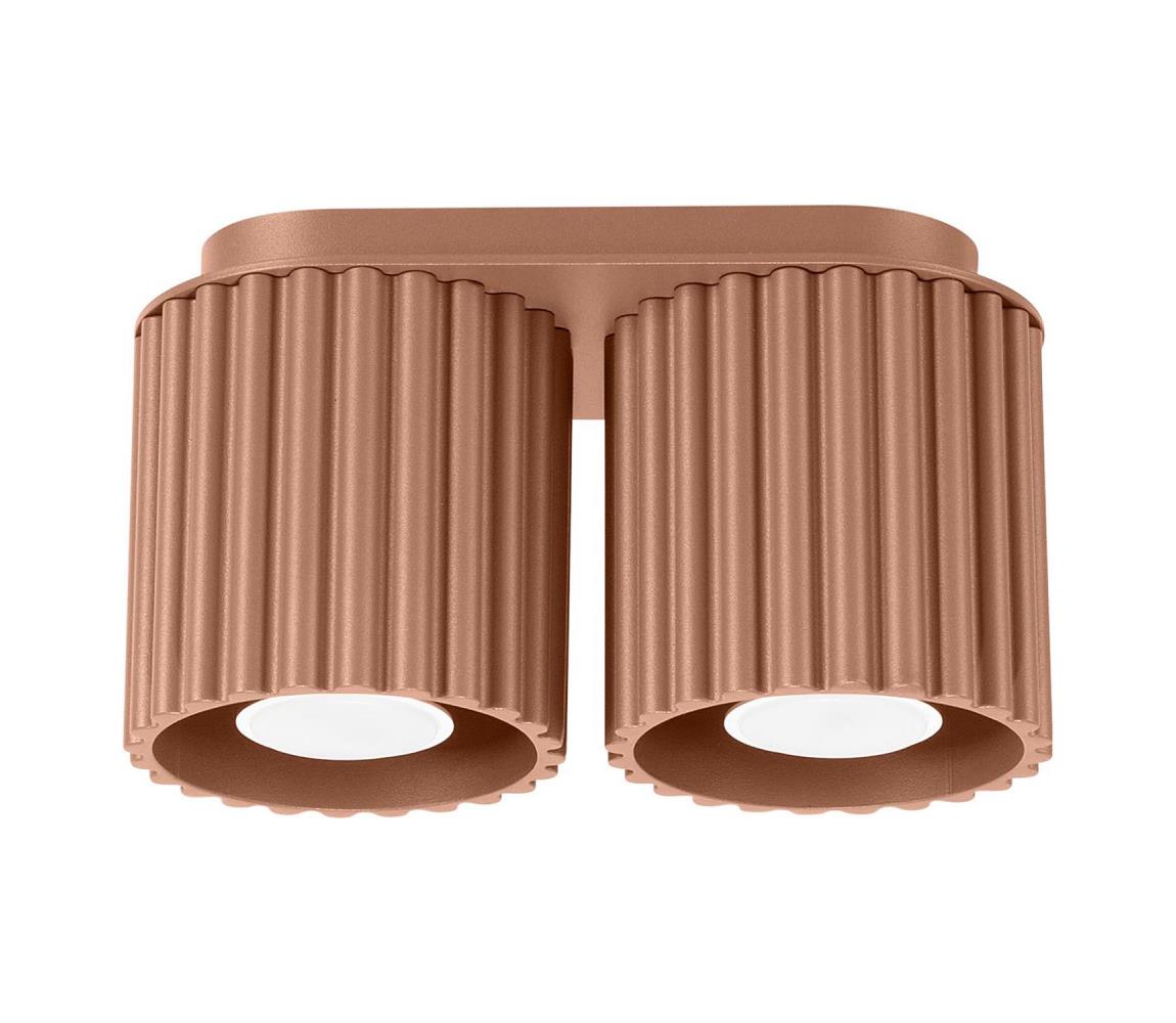 Donoci Bodové svietidlo AURA 2xGU10/10W/230V hnedá