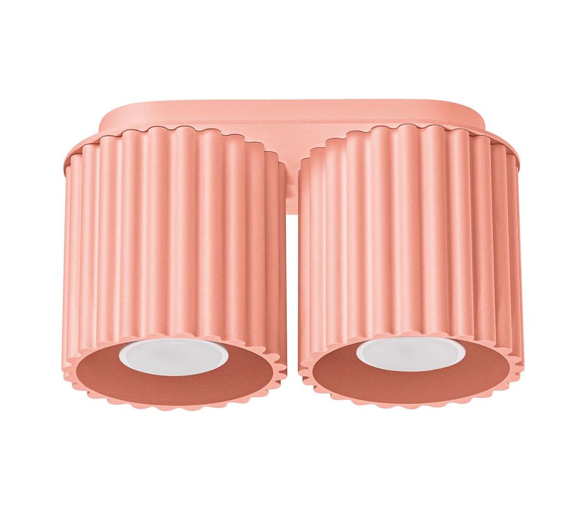 Donoci Bodové svietidlo AURA 2xGU10/10W/230V ružové