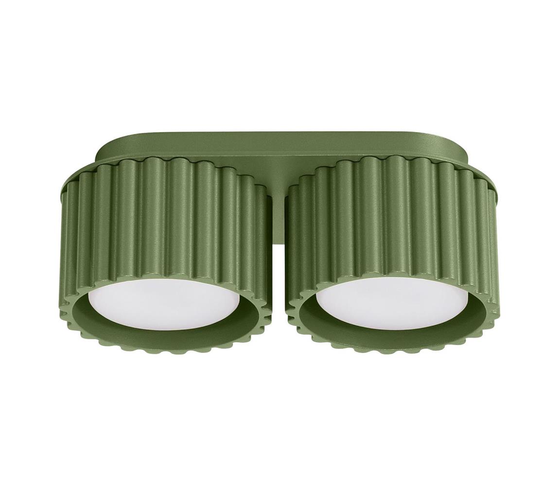 Donoci Bodové svietidlo AURA 2xGX53/10W/230V zelené