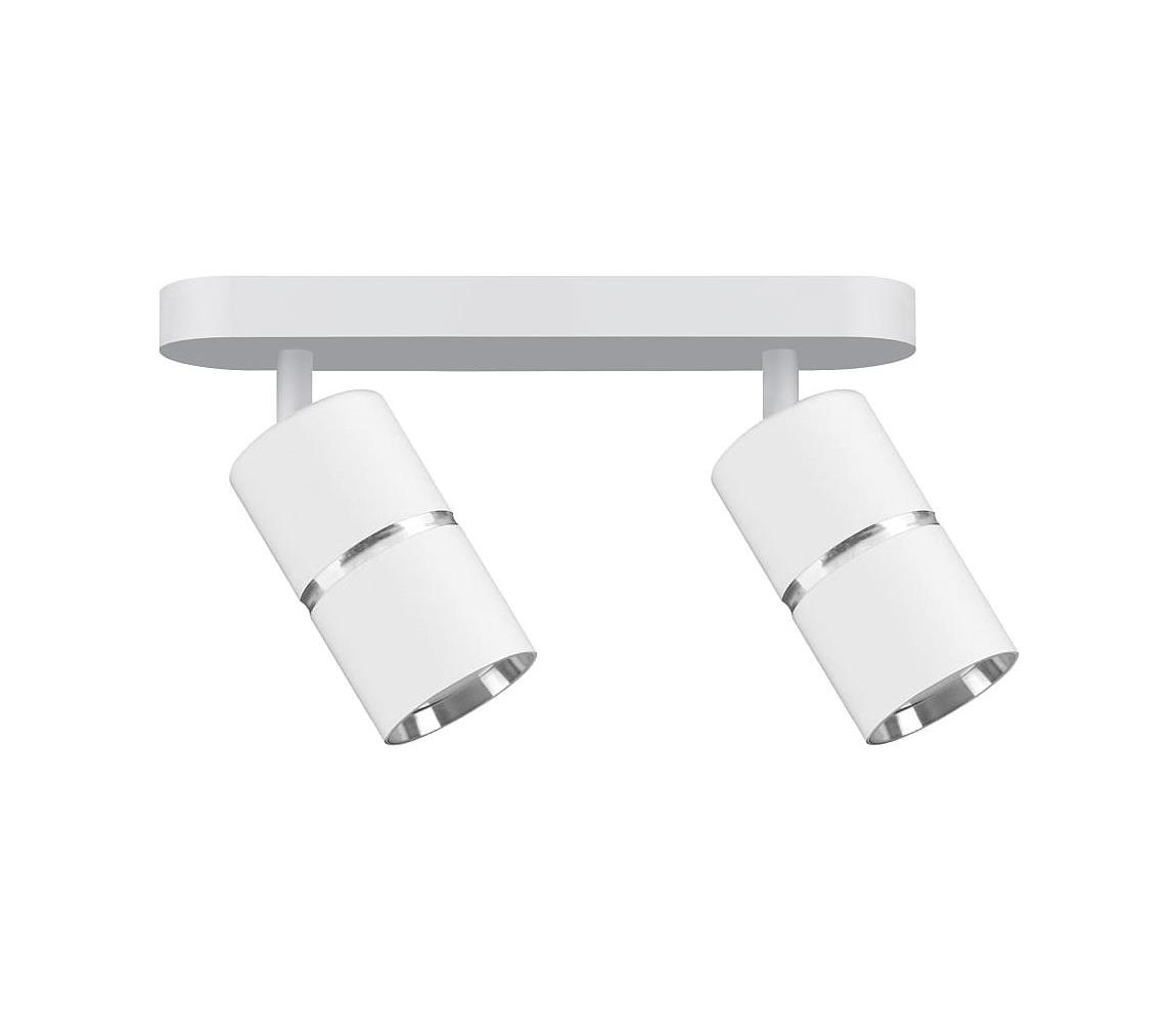 Donoci Bodové svietidlo BAMBOO 2xGU10/10W/230V biela