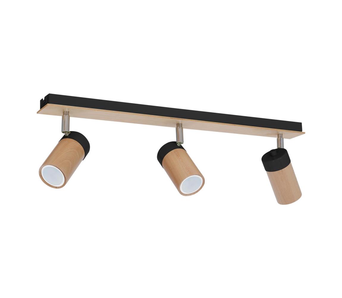 Donoci Bodové svietidlo BARON 3xGU10/8W/230V 9015