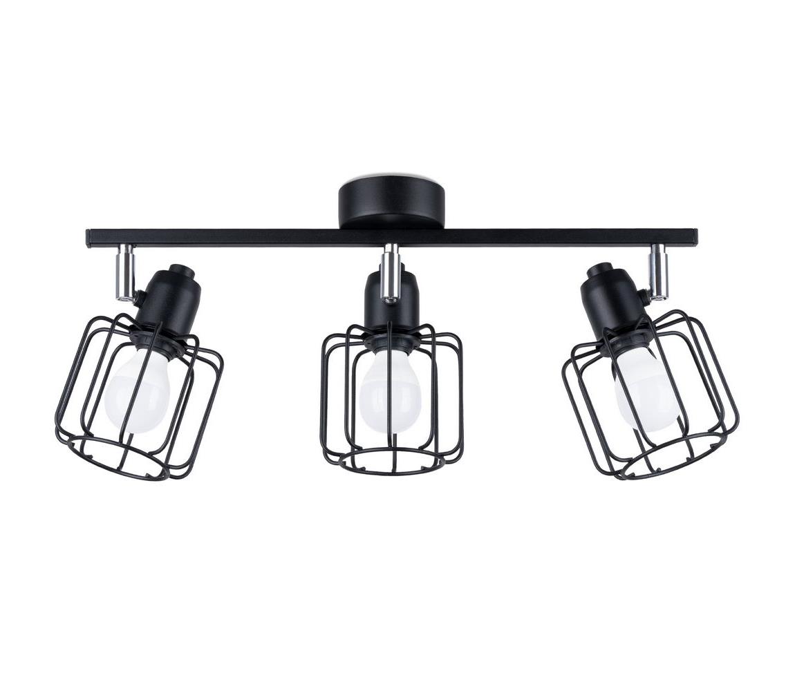 Donoci Bodové svietidlo BELUCI 3xE14/40W/230V čierna