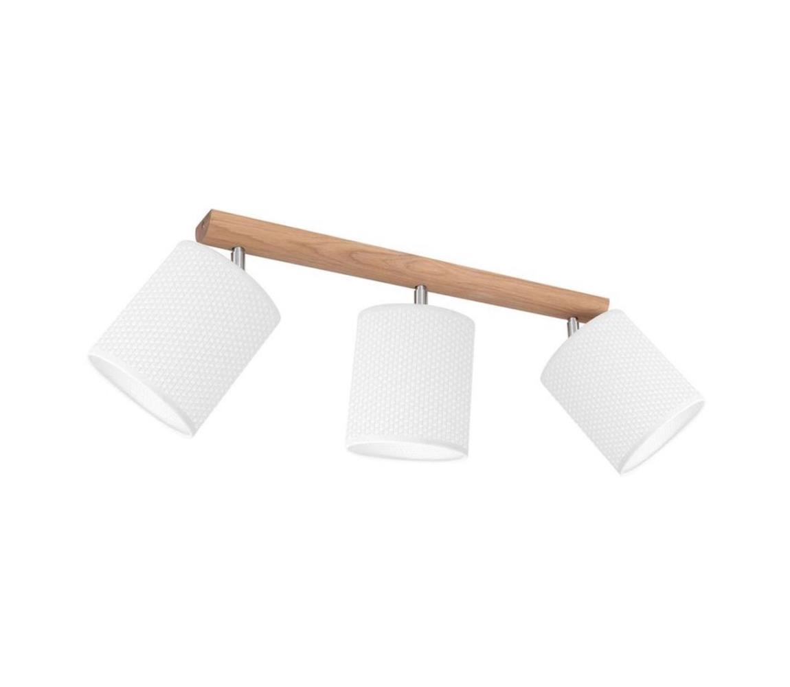 Donoci Bodové svietidlo BENITA 3xE27/25W/230V dub 2037400511549