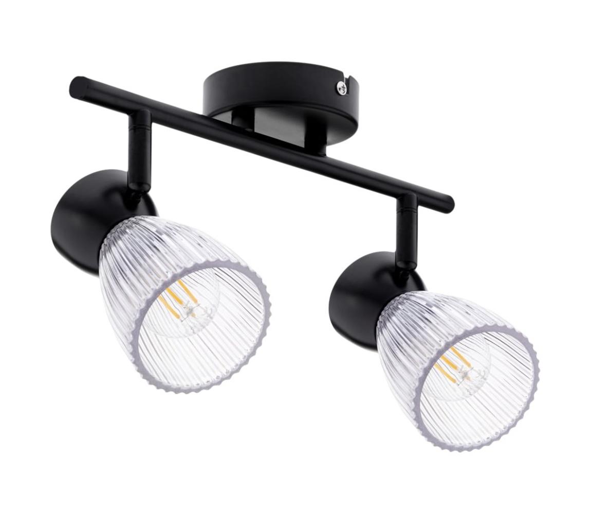 Donoci Bodové svietidlo BEST 2xE14/40W/230V čierna