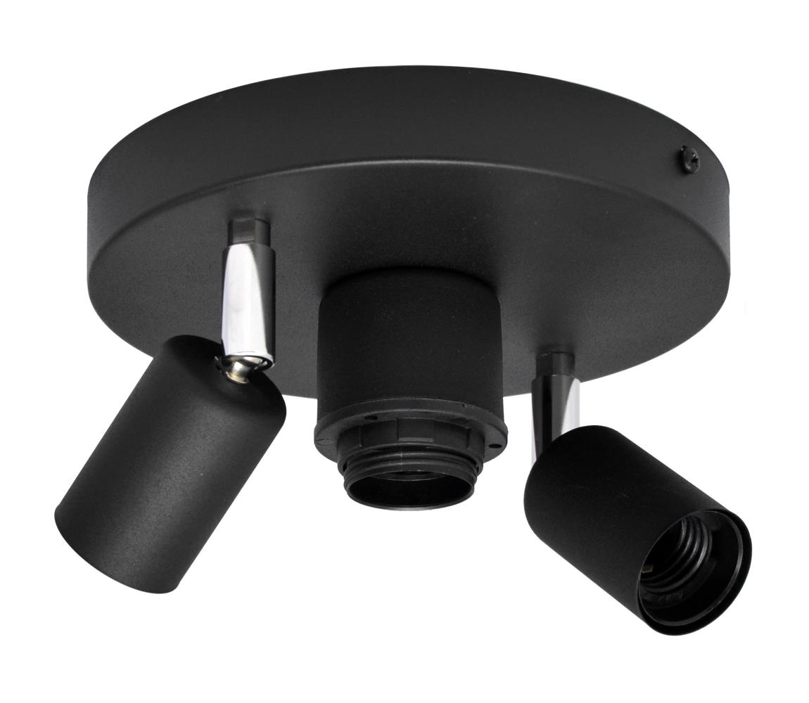 Donoci Bodové svietidlo CENTRO 3xE27/15W/230V čierna