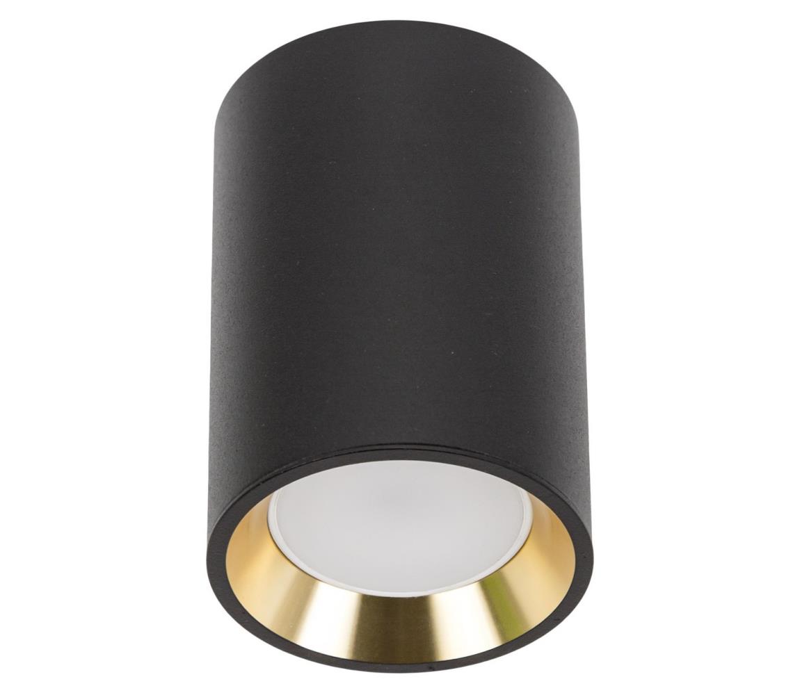 Donoci Bodové svietidlo CHLOE 1xGU10/35W/230V okrúhly čierna/zlatá