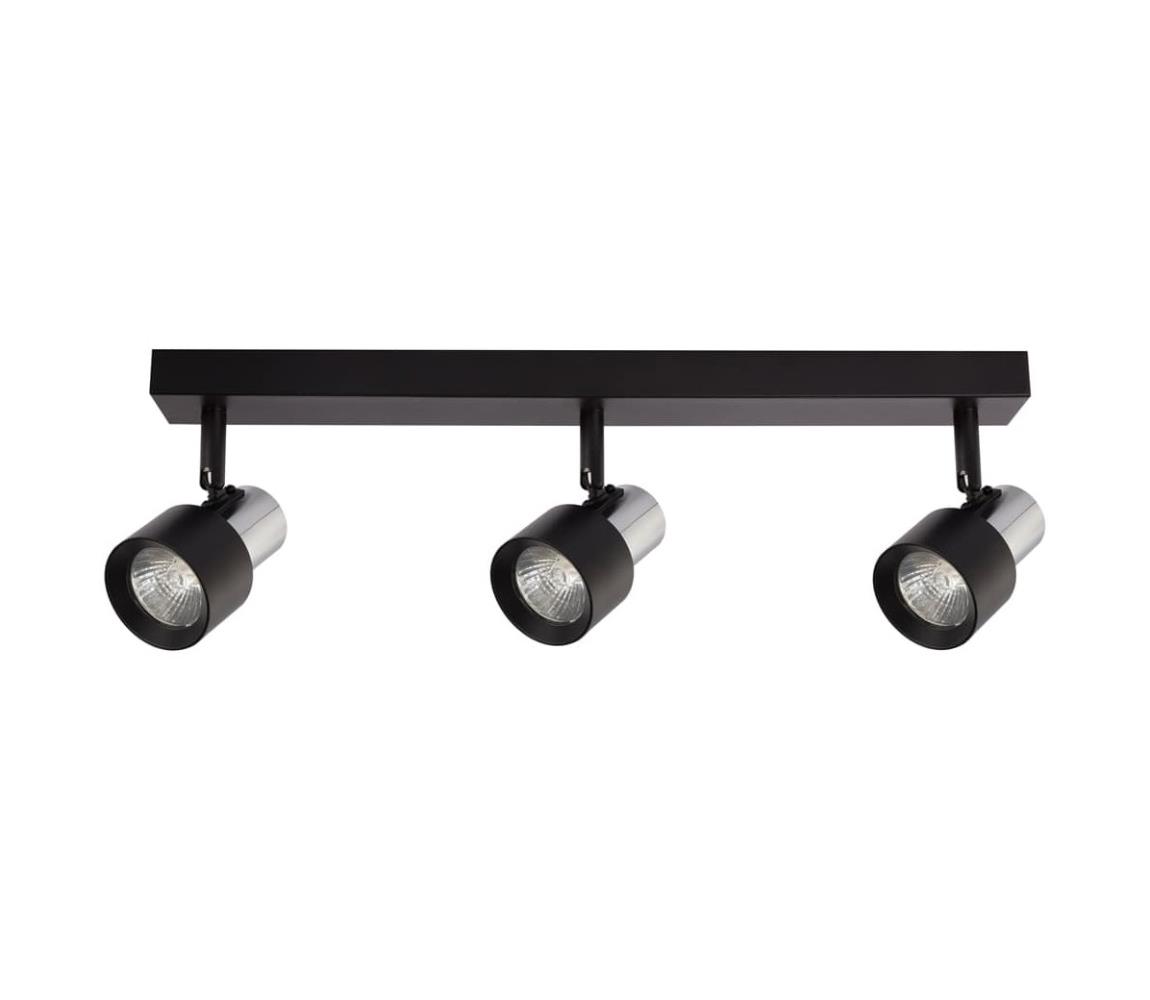 Donoci Bodové svietidlo CINO 3xGU10/8W/230V čierna