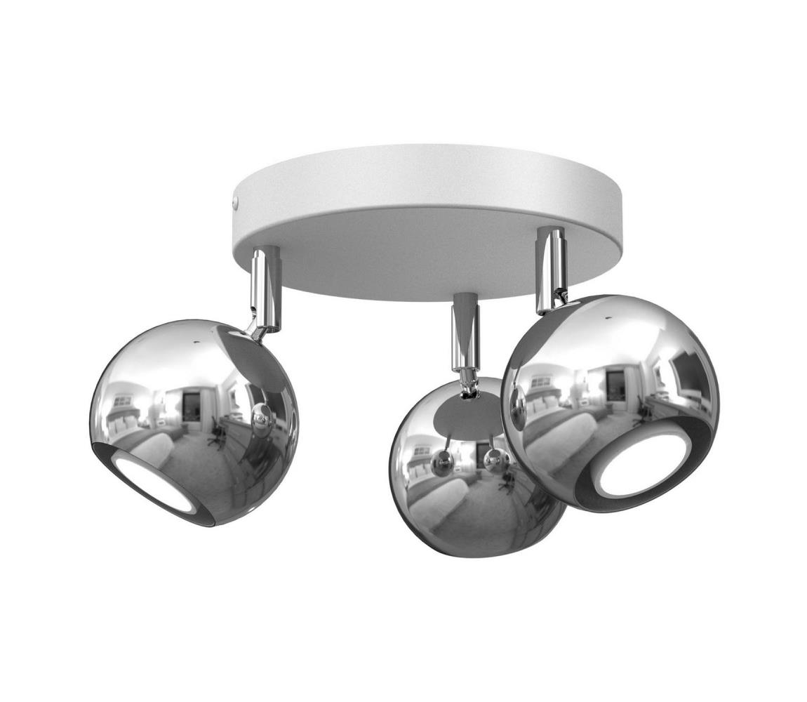 Donoci Bodové svietidlo COMET 3xGU10/8W/230V biela/lesklý chróm 4092