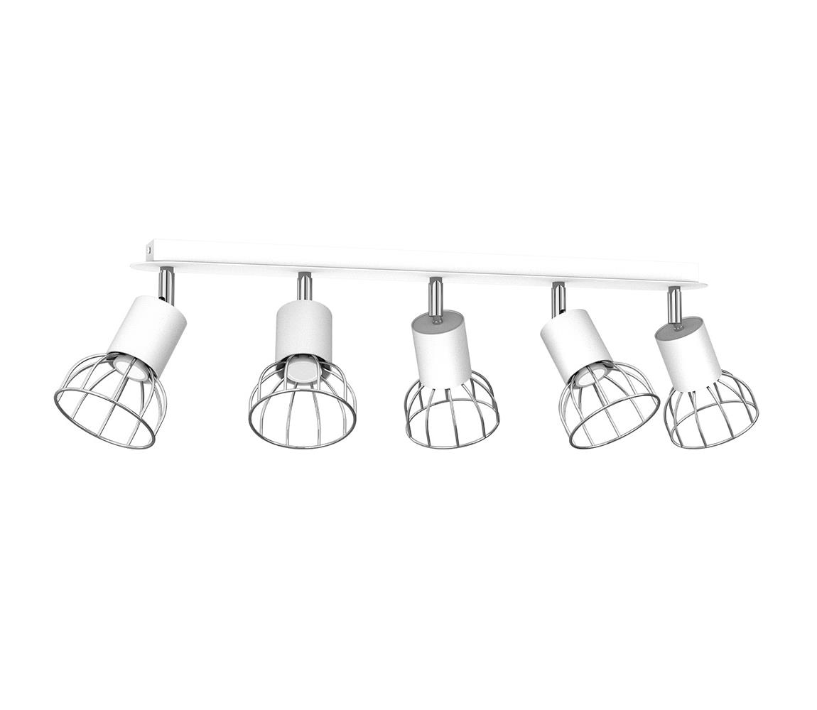 Donoci Bodové svietidlo DANTE 5xGU10/25W/230V biela/lesklý chróm